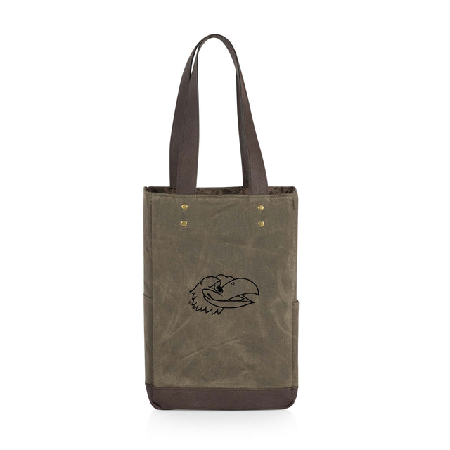 Kansas Jayhawks 2 Bottle Insulated Wine Cooler Bag