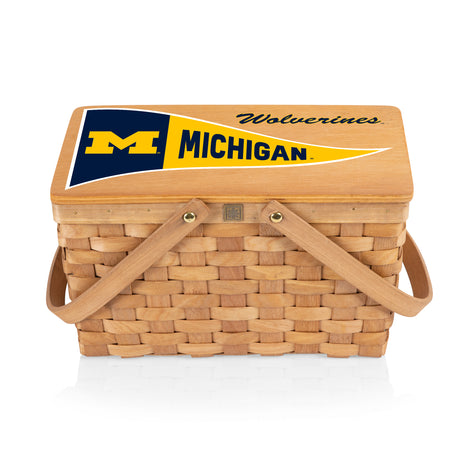 Michigan Wolverines Poppy Personal Picnic Basket