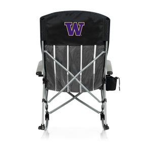 Washington Huskies Outdoor Rocking Camp Chair