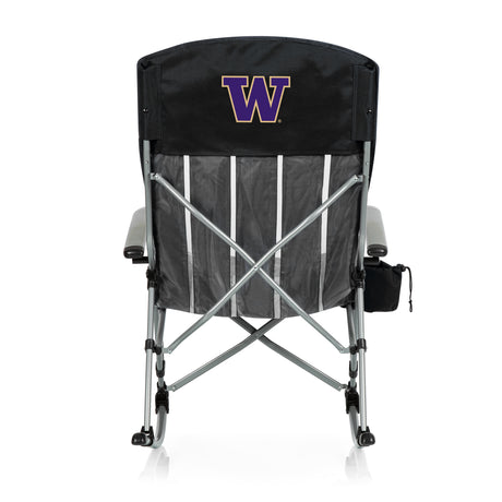 Washington Huskies Outdoor Rocking Camp Chair