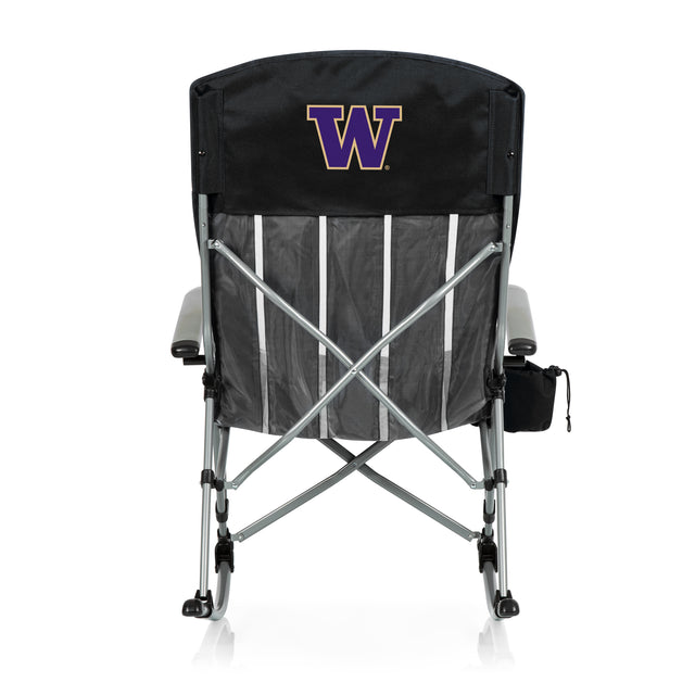 Washington Huskies Outdoor Rocking Camp Chair