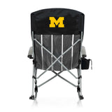 Michigan Wolverines Outdoor Rocking Camp Chair