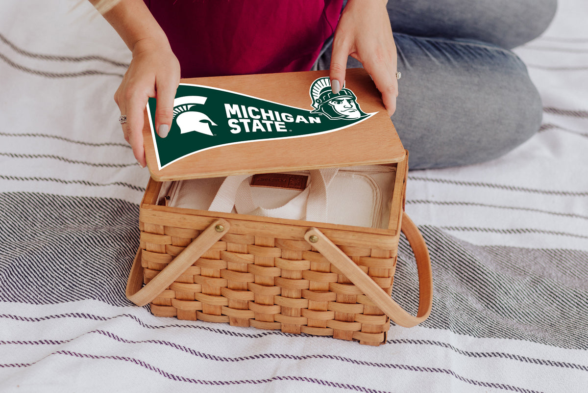 Michigan State Spartans Poppy Personal Picnic Basket
