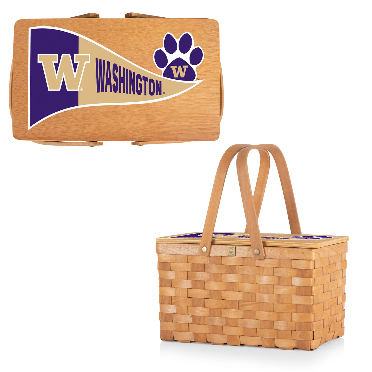 Washington Huskies Poppy Personal Picnic Basket