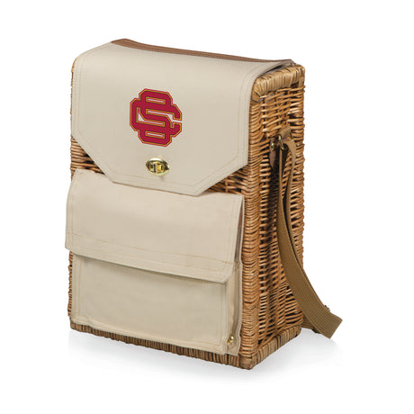 USC Trojans Corsica Wine & Cheese Picnic Basket