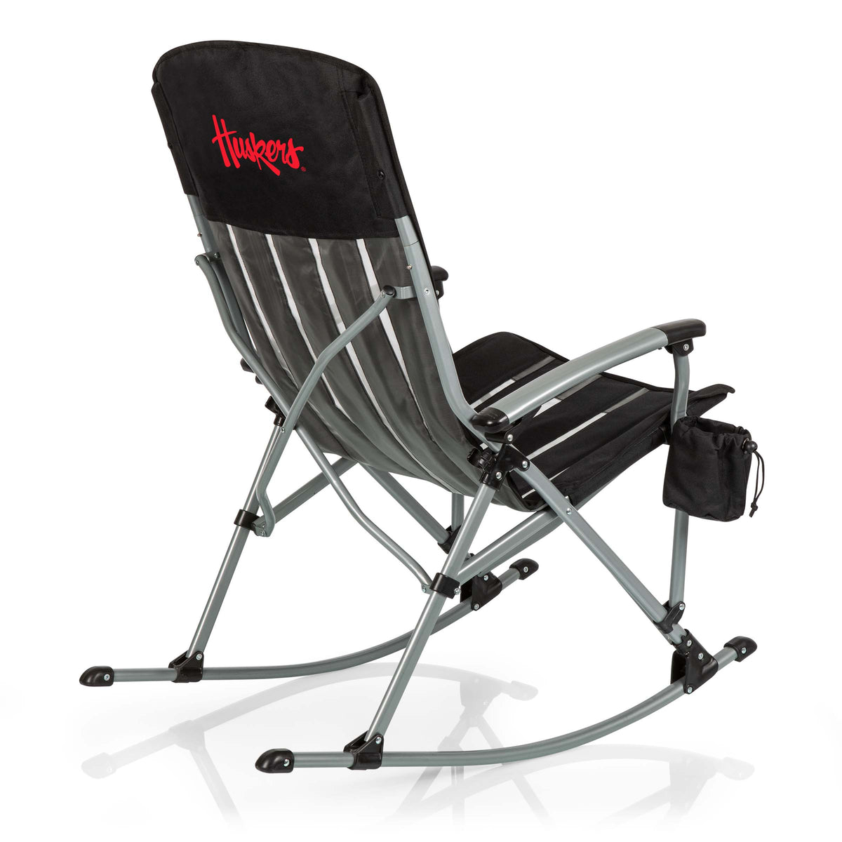 Nebraska Huskers Outdoor Rocking Camp Chair