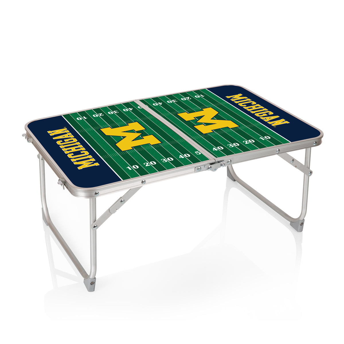 Michigan Wolverines Mini Portable Folding Table – College Logo Stuff