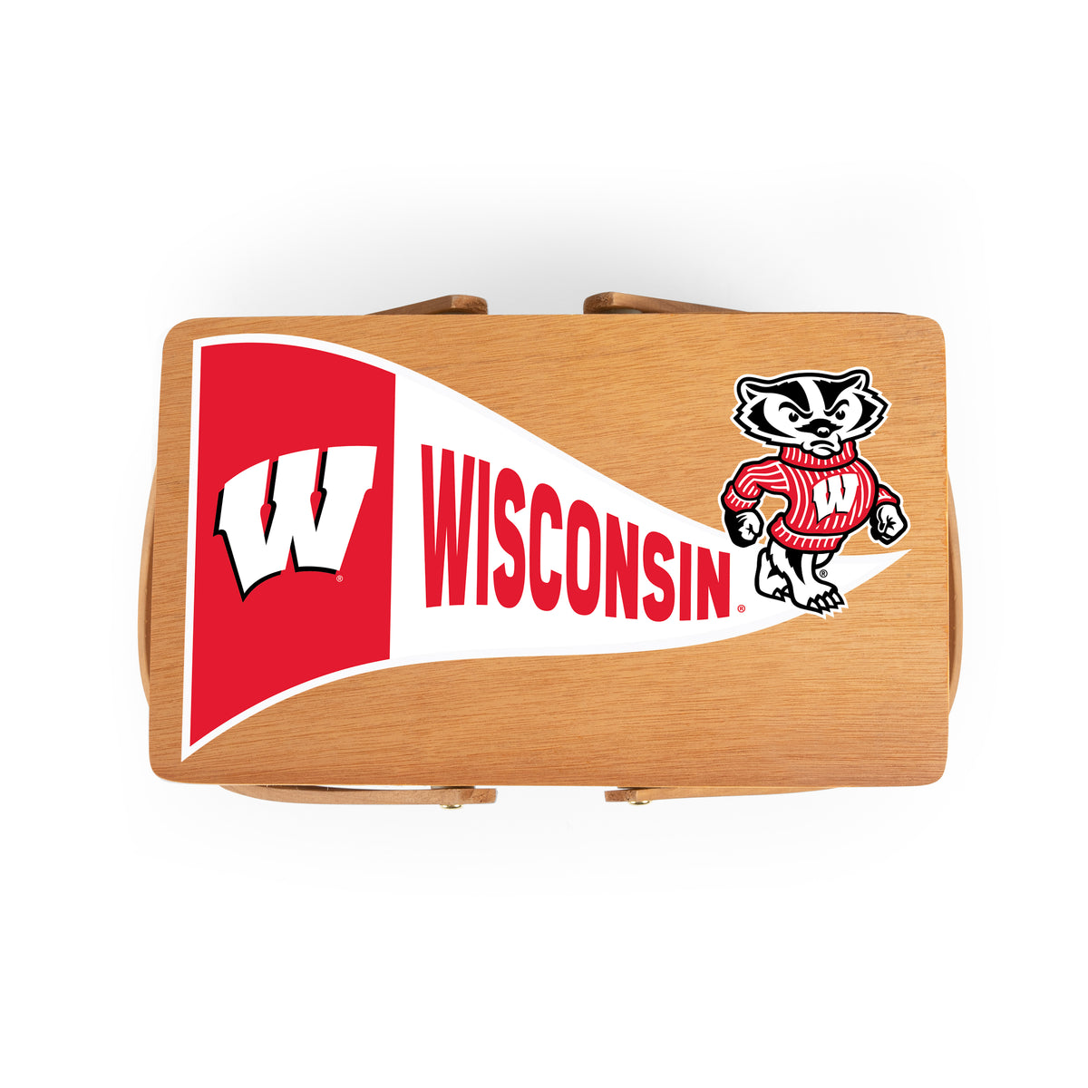 Wisconsin Badgers Poppy Personal Picnic Basket