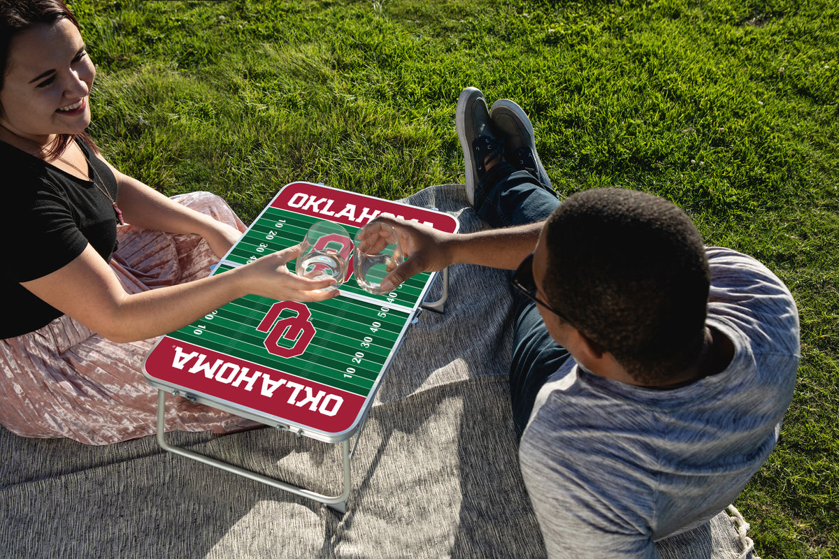 Oklahoma Sooners Mini Portable Folding Table