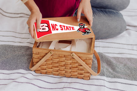 NC State Wolfpack Poppy Personal Picnic Basket