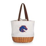 Boise State Broncos Coronado Canvas and Willow Basket Tote