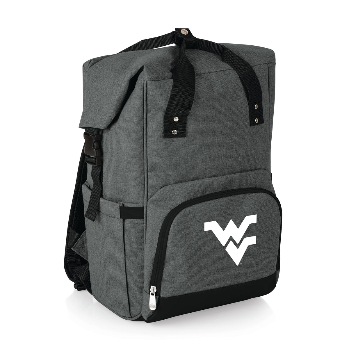 West Virginia Mountaineers On The Go Roll-Top Cooler Backpack