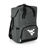 West Virginia Mountaineers On The Go Roll-Top Cooler Backpack