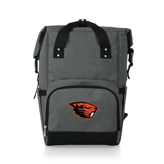 Oregon State Beavers On The Go Roll-Top Backpack Cooler