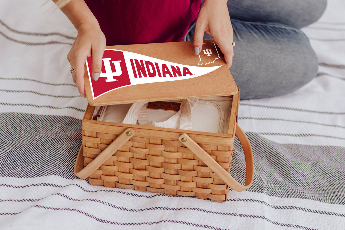 Indiana Hoosiers Poppy Personal Picnic Basket